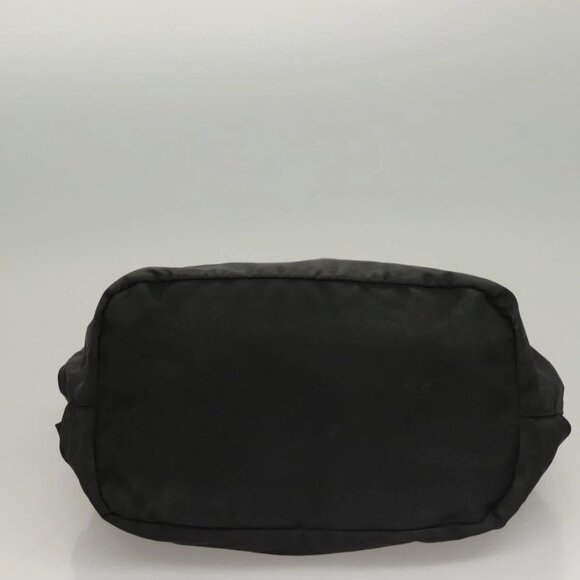 PRADA Hand Bag Nylon 2way Black Gold Auth BA3666 - Picture 7 of 16